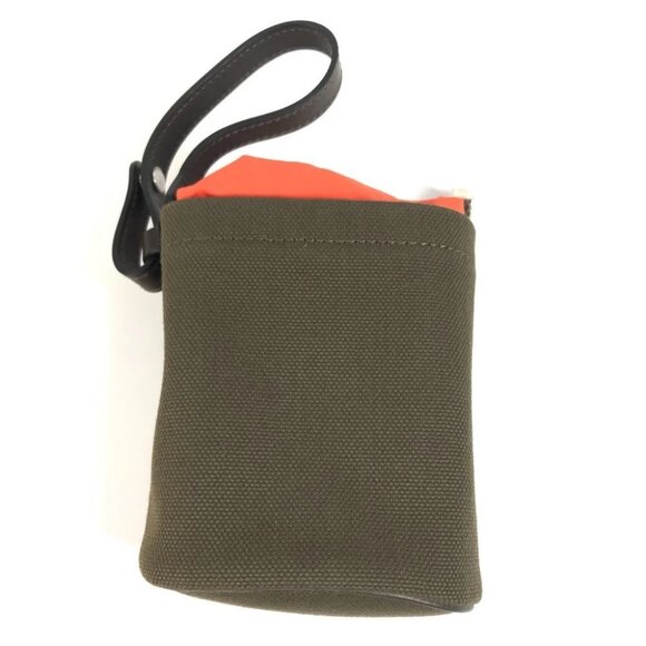 HERMES H800617EKAA Dog Treat Pouch Pet dog Pouch Khaki/Orange Unused - Picture 11 of 12